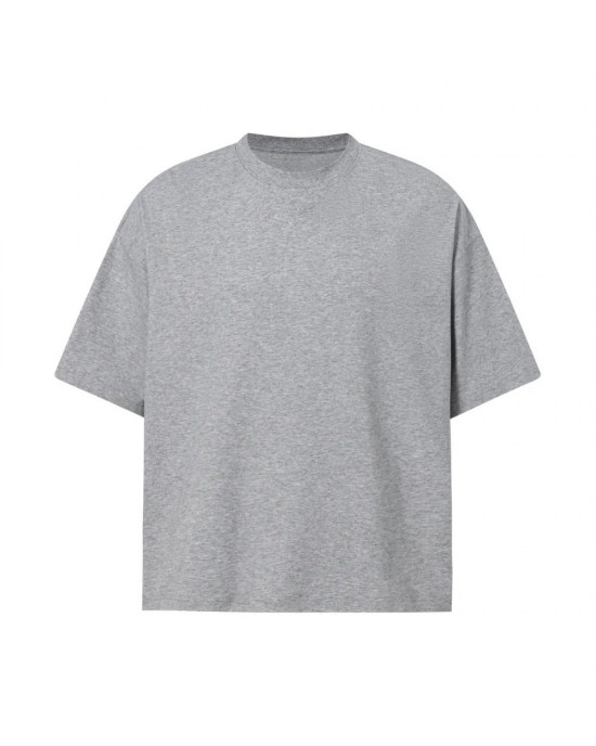 100% Cotton Oversized Boxy Golds Gym T-Shirt for Men Women Heavyweight 230gsm Neck Short Sleeve Unisex Loose Fit Solid Pattern