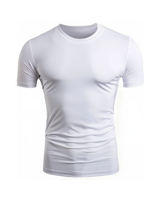 New Arrival Gym Wear Clothing Polyester/Cotton Jersey Breathable Dry Fit Gym T-shirts for Men