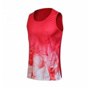 Sports Fitness Breathable Vest for Gym Outdoor Training Sleeveless Wholesale High Quality Running Singlet Custom Design
