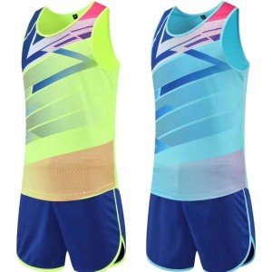 Women's Men's Running Track Field Training Clothing Lightweight Quick-drying and Breathable